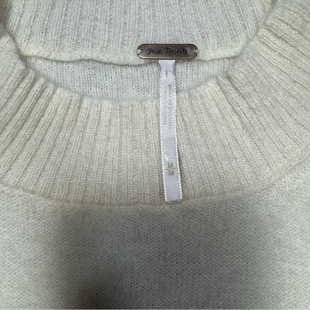 Free People Staycation Cashmere Pullover In Cream Size M